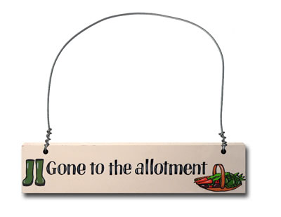 Gone to the allotment